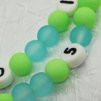 Stillarmband Medikamentenarmband Erinnerungsarmband für stillende Mamas grün blau Bild 2