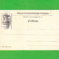 Ansichtskarte Ilmenau Prellersche Wasserheilanstalt Grossbreitenbacher Eisenbahn Postkarte No. 5 Bild 2