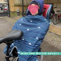 Schnittmuster - Kindersitz Beinwärmer, SNUGLY- Wind- und Wetterschutz für den Fahrradsitz Bild 3