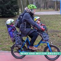 Schnittmuster - Kindersitz Beinwärmer, SNUGLY- Wind- und Wetterschutz für den Fahrradsitz Bild 4