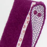 Nadelgarage, Nadelspiel-Etui, Stricknade-Aufbewahrung Handtasche, Stricknadeletui, Nadelspielmappe, gefüttert Bild 5