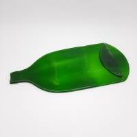 Ein außergewöhliches Geschenk! Flaschentablett aus einer recycelten Weinflasche! Besondere Servierplatte, Käseplatte! Bild 2