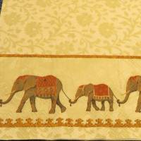 Afrika / Tiere / Elefanten / 4 Servietten / Motivservietten  Afrika Motive A 73 Bild 1
