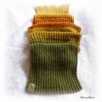 Handgestrickter Schal aus Baumwolle,Wolle,Alpaka - Geschenk,flauschig,weich,warm,modern Bild 3