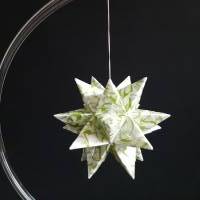 Origami Bastelset Bascetta Farbwahl 10 Sterne transparent  Blätter 5,0 cm x 5,0 cm Bild 9