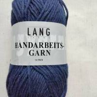 50g Lang Yarns Handarbeitsgarn, Topflappenwolle, Fb.635, dunkelblau, marineblau, Baumwolle, LL 84m Bild 1