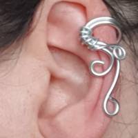 DRAHTORIA Coole Ear Cuff Ohrklemmen aus Aludraht Handarbeit Ohrmanschette Bild 8