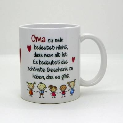 Tasse - Oma zu sein bedeutet nicht