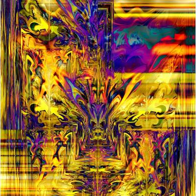 Ein Leuchten geht durch die Nacht - Digital-ART - Kunstwerk limitiert auf 10 - Design Ulrike Kröll