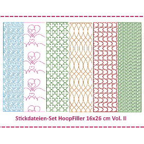 Stickdateien Set HoopFiller 16x26 Vol. II