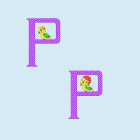 Prostamp Tier Alphabet P Bild 1