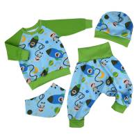 Baby Frühchen Jungen Set Pumphose-Mütze-Tuch "Astronaut" ab Gr. 38-40 Geschenk Geburt Bild 5