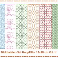 Stickdateien Set HoopFiller 13x18 Vol. II Bild 1