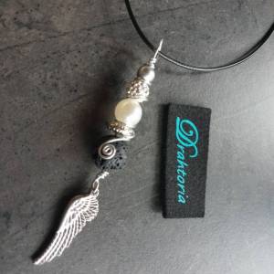 Engelsrufer auf DRAHTORIA - Art Perlen Anhänger Flügel aus Edelstahl Engel Strass Schutzengel Engelrufer Bild 7