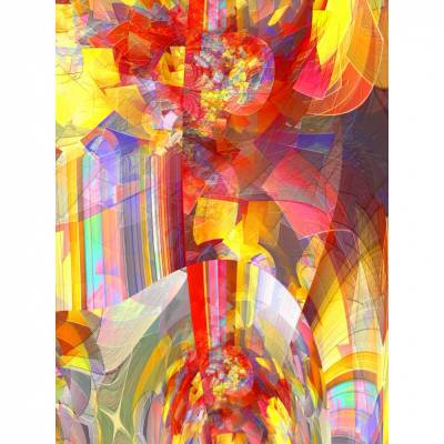 Die Lebensgeister wecken - Digital-ART - Kunstwerk limitiert auf 10 - Design Ulrike Kröll