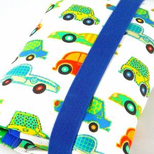 Windeltasche, Wickeltasche für Baby unterwegs, Universaltasche *bunte Autos* Bild 2