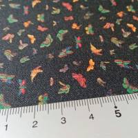 Stoff mit Miniatur Muster Schmetterlinge | Puppenhaus passend für 1/6 und 1:12 Bild 1