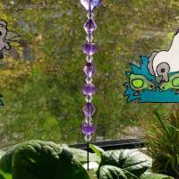 Blumenstecker Pflanzenstecker Gartenstecker mit Herz in 9 Farben zur Auswahl Bild 2