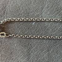 AQUAMARIN Edelstein-Cabochonkette,Anhänger in 925er Silber gefasst mit hochwertiger rhodinierter 925er Silberkette Bild 6