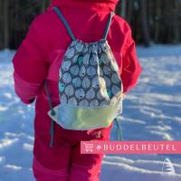 Kleiner Sandkasten Rucksack für Kids ~ Buddelbeutel ~ Kindergartentasche, Turnbeutel Bild 4