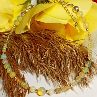 Opal Armband Damen Edelstein Armband