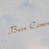 Pilgerbuch Buen Camino, Santiago de Compostela, Notizbuch, DIN A5, fadengeheftet, handgefertigt Bild 3