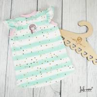 Shirt "Girls Top" Sommershirt mit Flügelärmel Boho Mädchen Bild 2