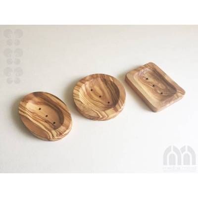 Seifenschale, Seifenablage, Form wählbar, Badezimmer, Gäste WC, aus Olivenholz in Handarbeit