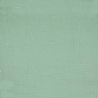 Musselin Double Gauze Baumwolle Golden Dots blassgrün (1m/10,00 €) Bild 2