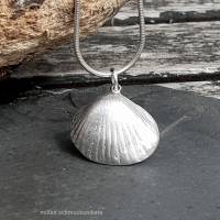 Maritimer Kettenanhänger aus Silber  "Muschel" Bild 2