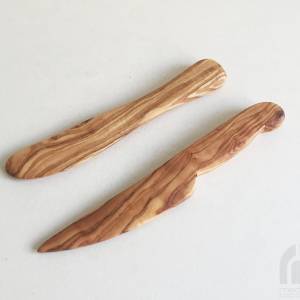 Buttermesser/ Streichmesser, wählbar, Holzmesser, aus Olivenholz in Handarbeit Bild 2
