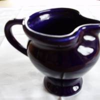 Vintage Vase Blaue Kanne aus Keramik aus den 70er Jahren Bild 2