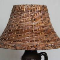 Tischlampe mit Keramikfuß 70er Jahre Bild 4