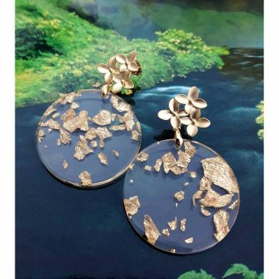 Ohrstecker "Goldfunken"