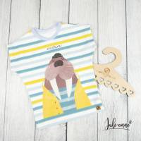 Shirt Kurzarm "Simply Summer" Maritim Walross MOIN Bild 1