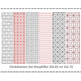 Stickdateien Set HoopFiller 20x30 Vol. IV