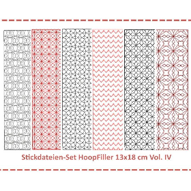 Stickdateien Set HoopFiller 13x18 Vol. IV