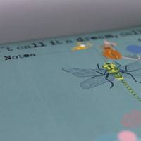 DIN A4 Planer Schreibtischunterlage "Insekten" | Notizblock  | To Do Liste | 50 Seiten Block mit Leimbindung |ha Bild 5