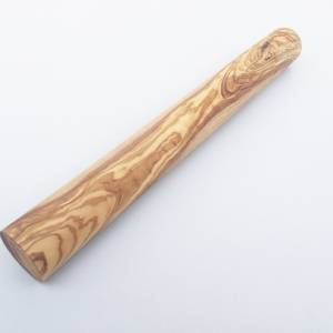 Teigroller Massiv, Länge 30/35 cm wählbar, Pizzaroller, Nudelholz, handgefertigt aus Olivenholz Bild 4