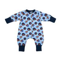 Baby Frühchen Jungen Overall Jumpsuit Einteiler Schlafanzug "Kleiner Fuchs" Geschenk Geburt Bild 2