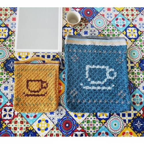 Kaffeetasche Häkelanleitung Borsapresso