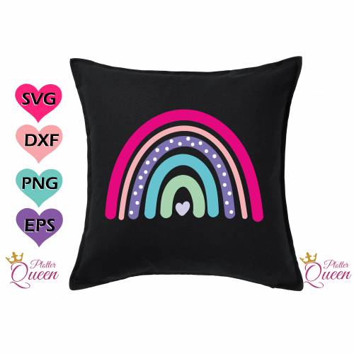 Plotterdatei Regenbogen SVG DXF PDF SVG