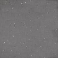 Musselin Double Gauze Baumwolle grau mit silbernen Punkten (1m/10,00 €) Bild 3