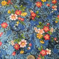 Blumenstoff: Zauberhafter Blumenstoff von P & B Textiles " Tea Garden" Bild 1