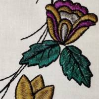 "Blumenherz " wunderschöne Herzranke mit Blüten, " DANKE " + " MAMA " Spruch,bitte Format auswäh Bild 3
