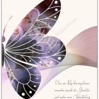 Flügeltiere PAPILLON... 2er Set mit Schmetterling Lebensfreude Print Poster Bild mit Spruch Zitat online kaufen Bild 5