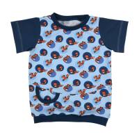 Shirt T-Shirt mit Tasche Baby Kinder Jungen "Kleiner Fuchs" Stoff nach Wahl Bild 1