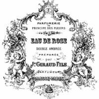 Wasserschiebefolie - Decalfolie - Abziehbild - Vintage - Shabby - French - Paris - Parfüm - 90010 Bild 1