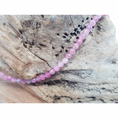  Besondere  Halskette aus dem seltenen rosa Turmalin