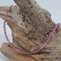 Besondere  Halskette aus dem seltenen rosa Turmalin Bild 2